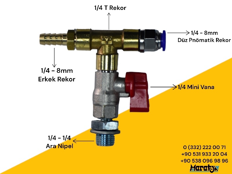 Maraton Sıvı Ve Köpük Püskürtme Tankı Yedek Parçaları
